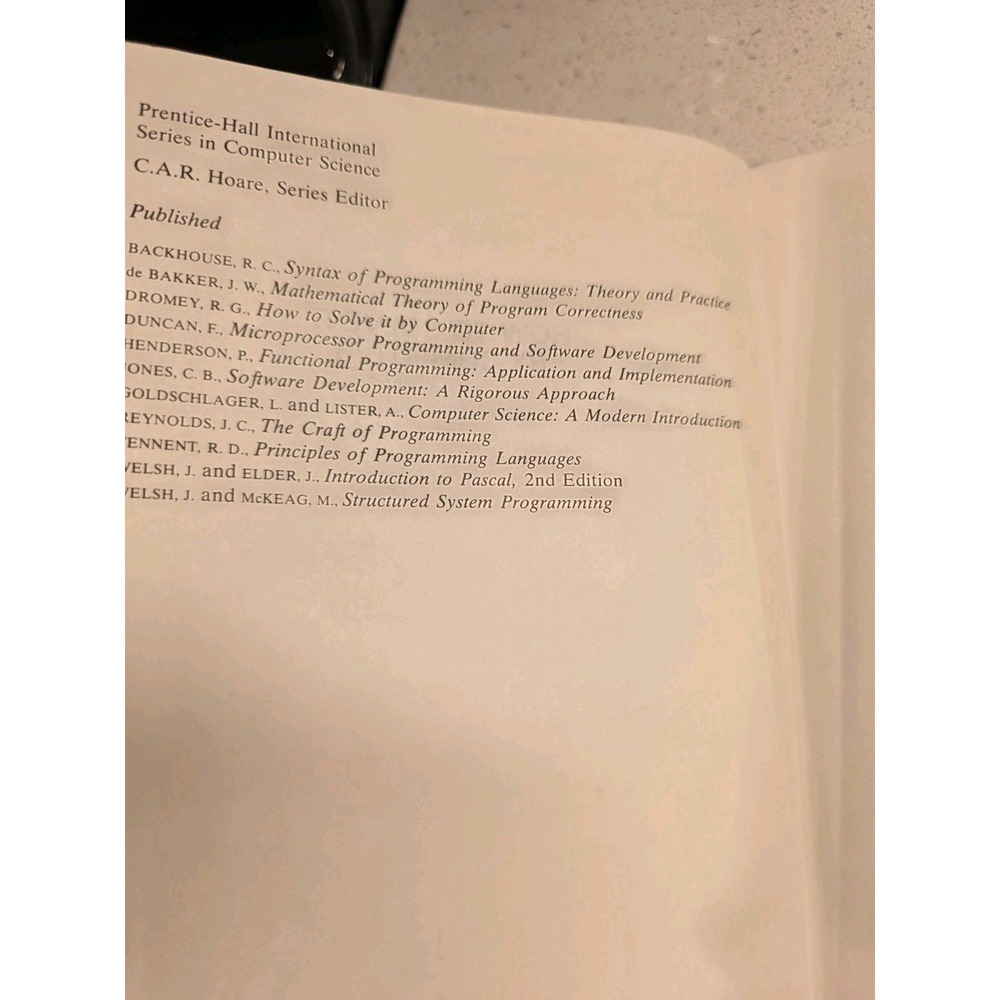 Computer Problem Solving Dromey How to Solve It by Computer 1989 Prentice Hall - Picture 4 of 9